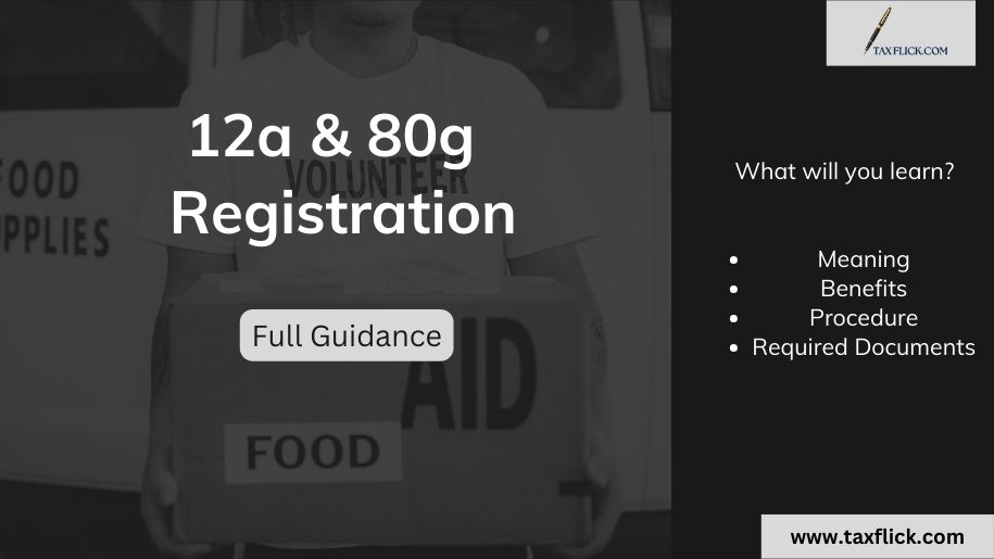 12A & 80G Registration in India
