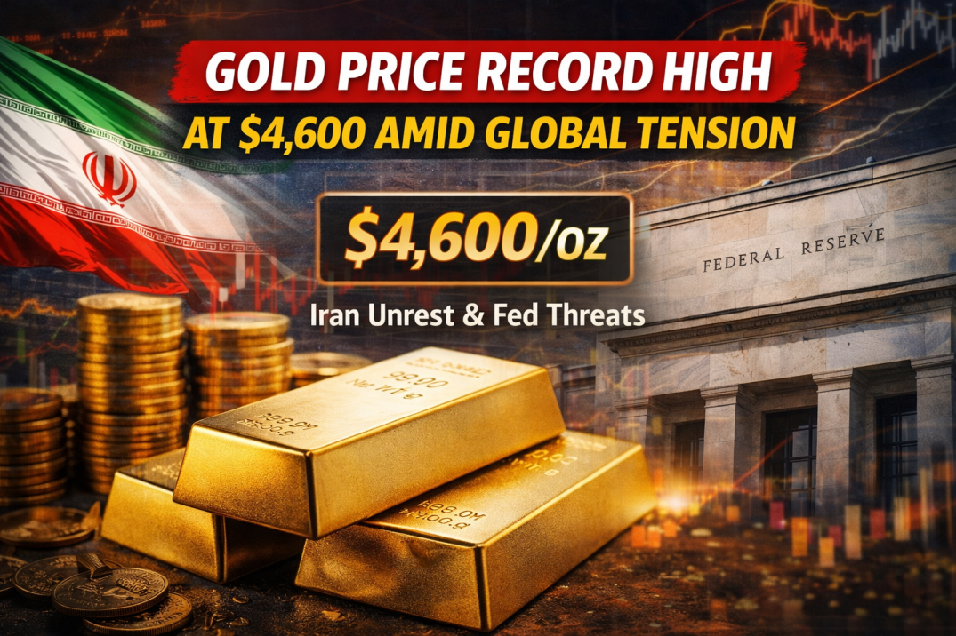Gold Price Record High at $4,600 Amid Global Tension