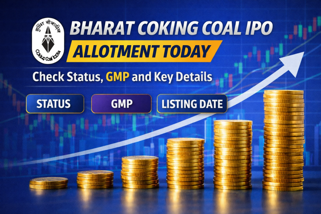 Bharat Coking Coal IPO Allotment Today: Status & GMP