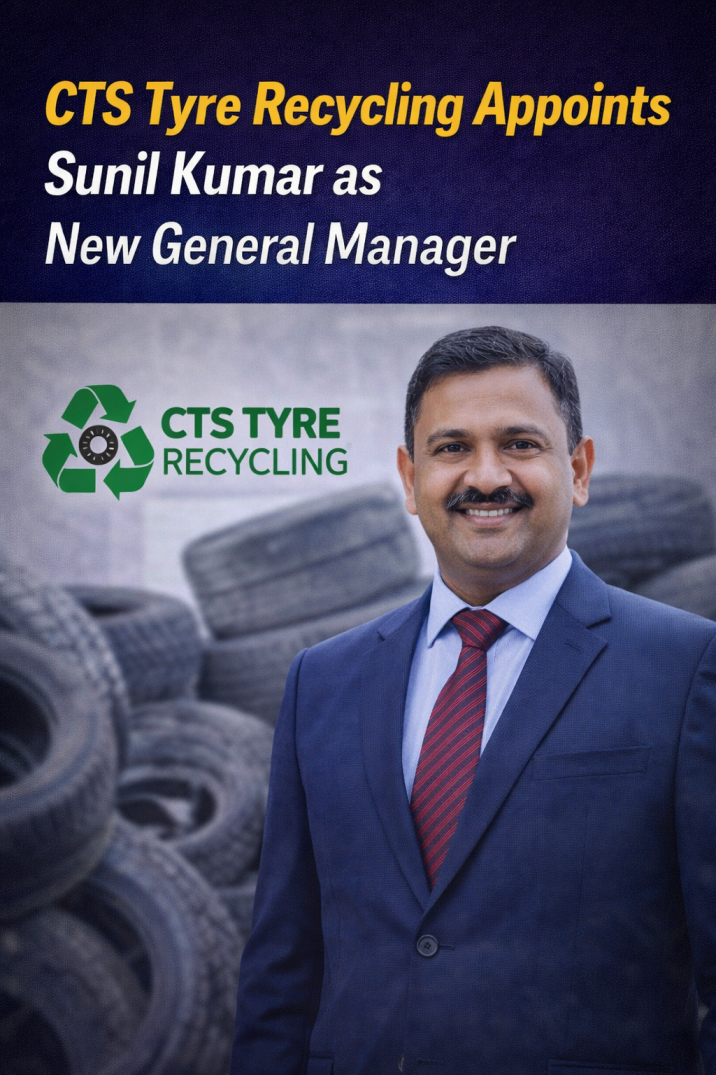 CTS Tyre Recycling Appoints Sunil Kumar as GM