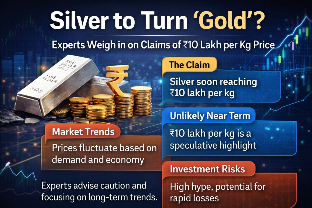 Silver Price Prediction 2026: Can Silver Reach ₹10 Lakh per Kg?