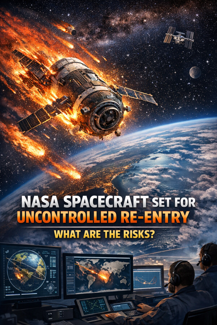 NASA Spacecraft Uncontrolled Plunge to Earth Risks Explained