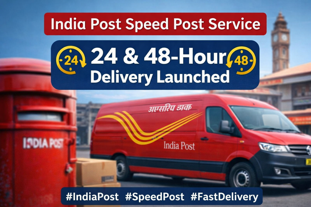 India Post Speed Post 24 & 48-Hour Delivery Launched